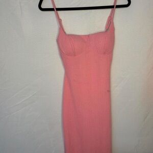 Elegant Pink Women's Dress